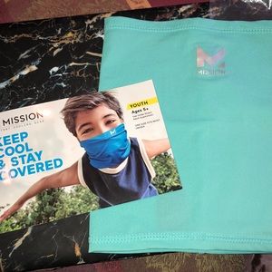 Mission Instant Cooling Gear Neck Gaiter Aqua Sky